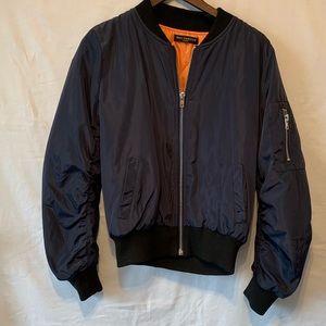 🍃Dark Blue Bomber Jacket 🌻🍃